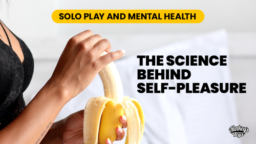 Mr. Hankey's Blog-Solo Play and Mental Health: The Science Behind Self-Pleasure with a hand around a banana